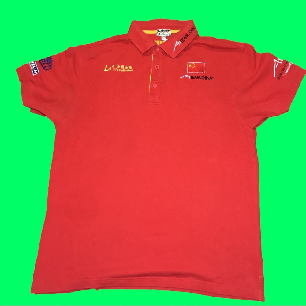 Vintage Official formula 1 team China Staff Polo